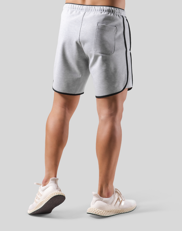 Stretch Seam Wide Shorts - Grey