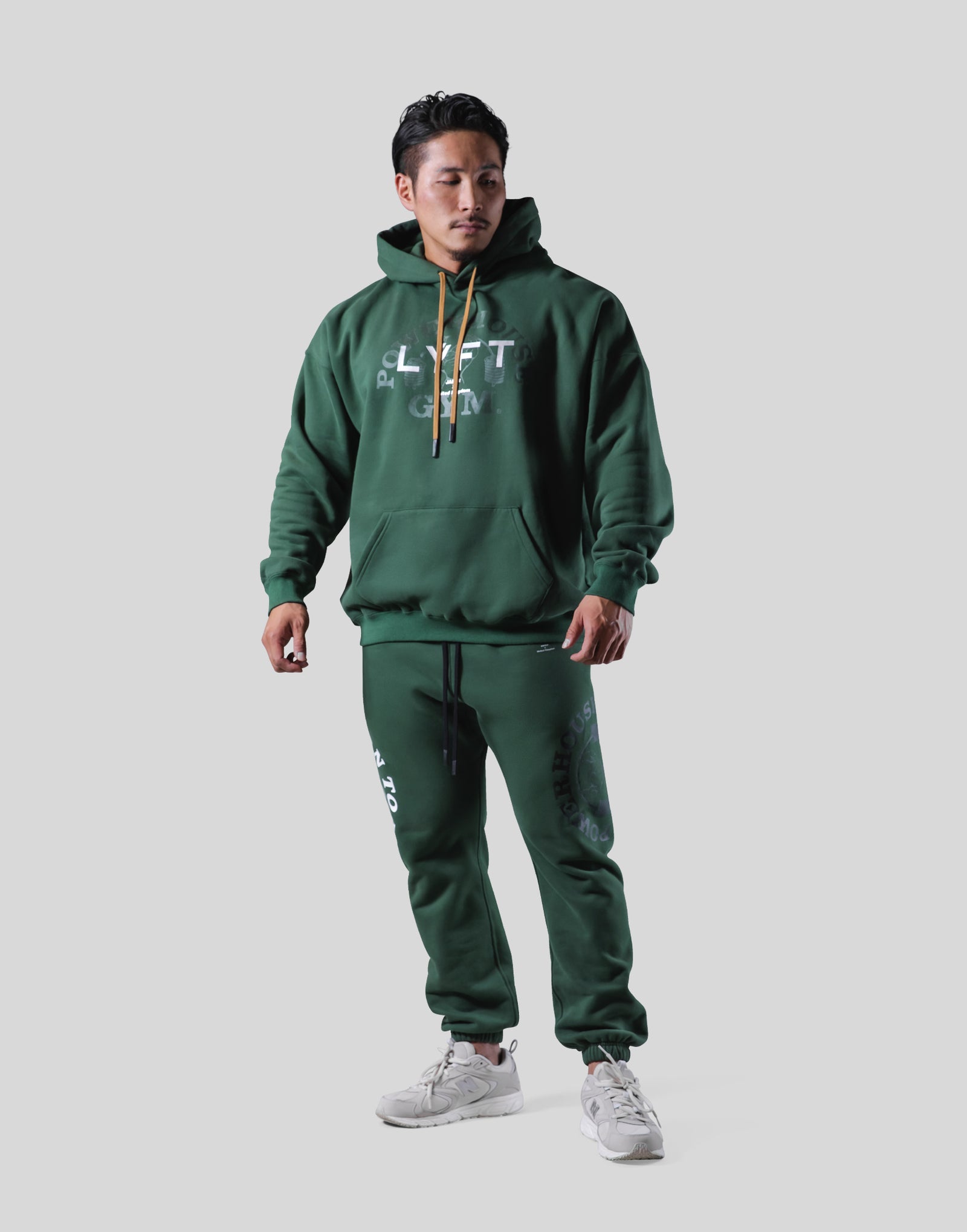 LÝFT × Power House Gym Logo Hoodie - Green