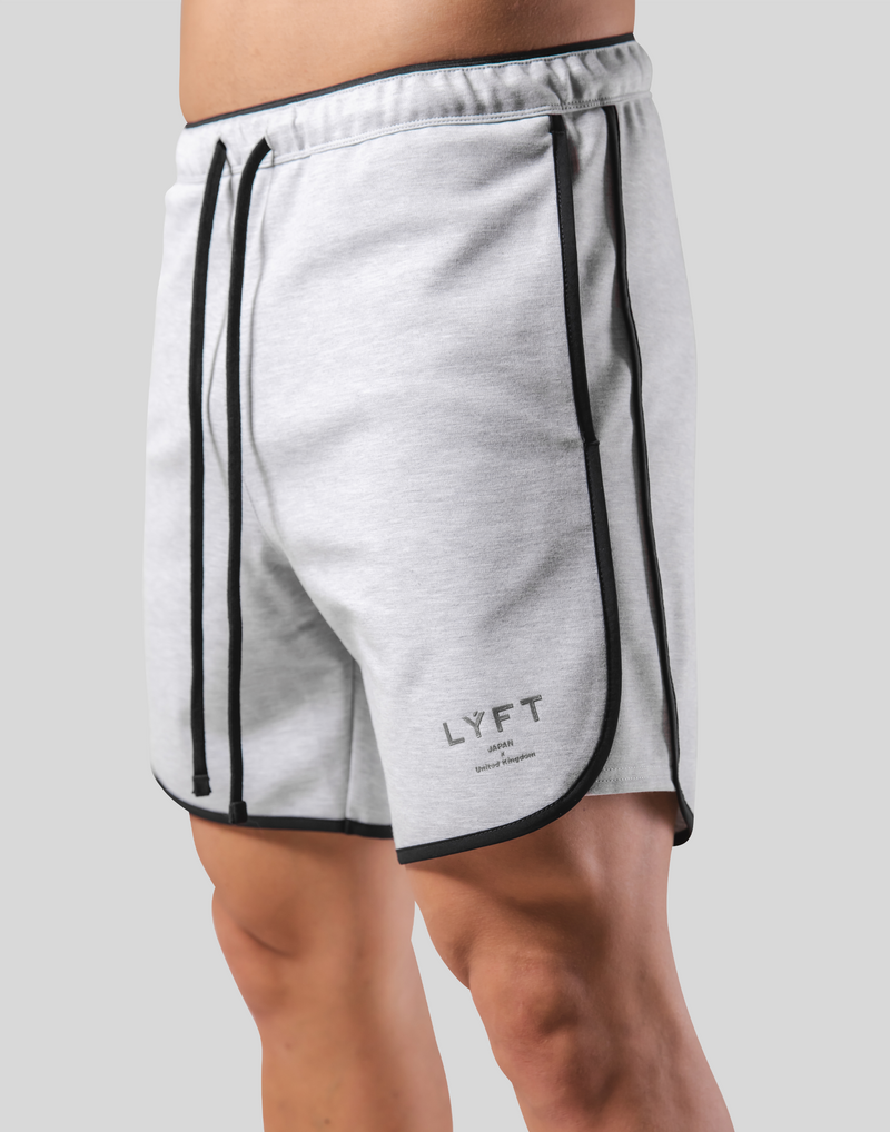 Stretch Seam Wide Shorts - Grey