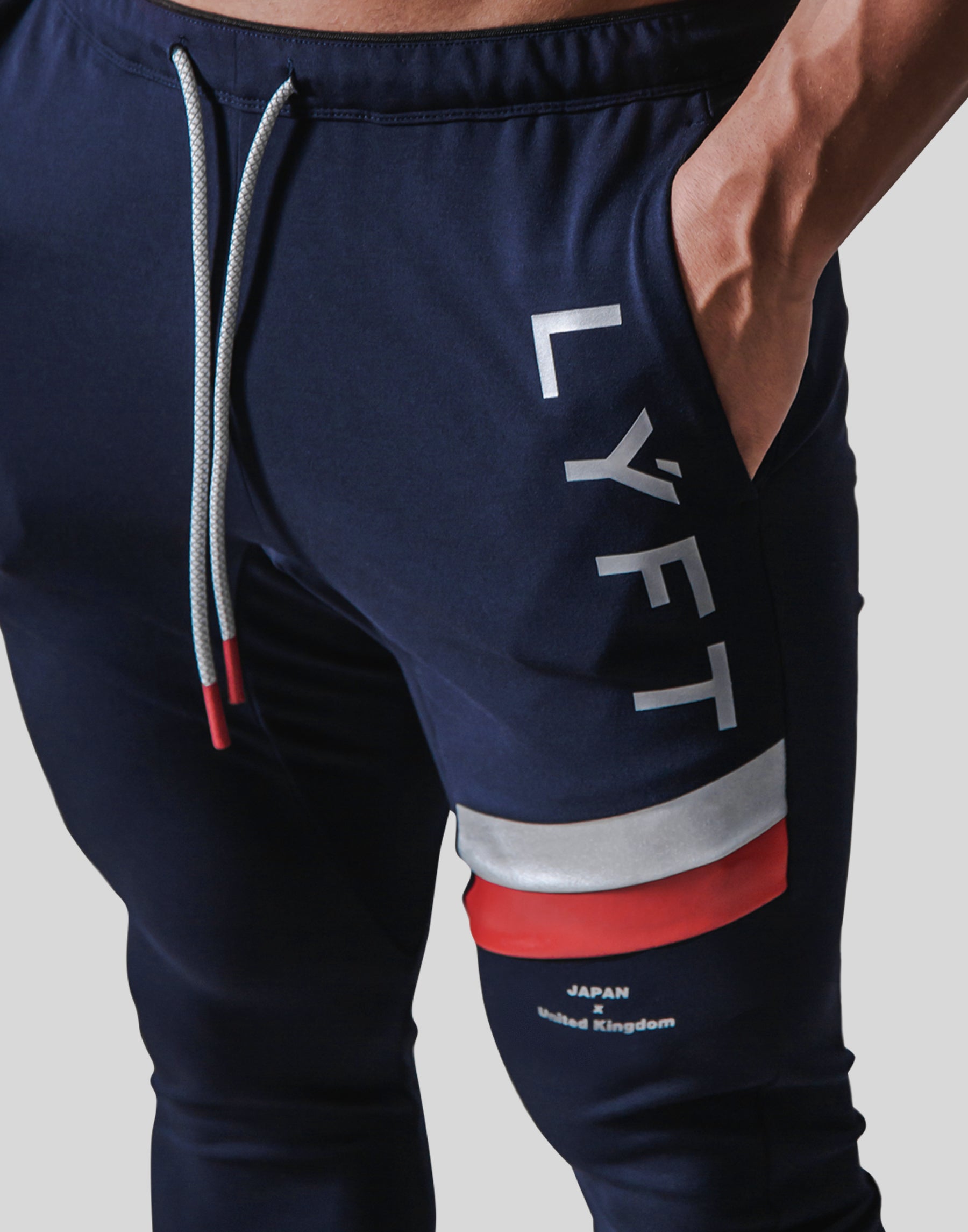LÝFT Stripe Pants v2 - Navy