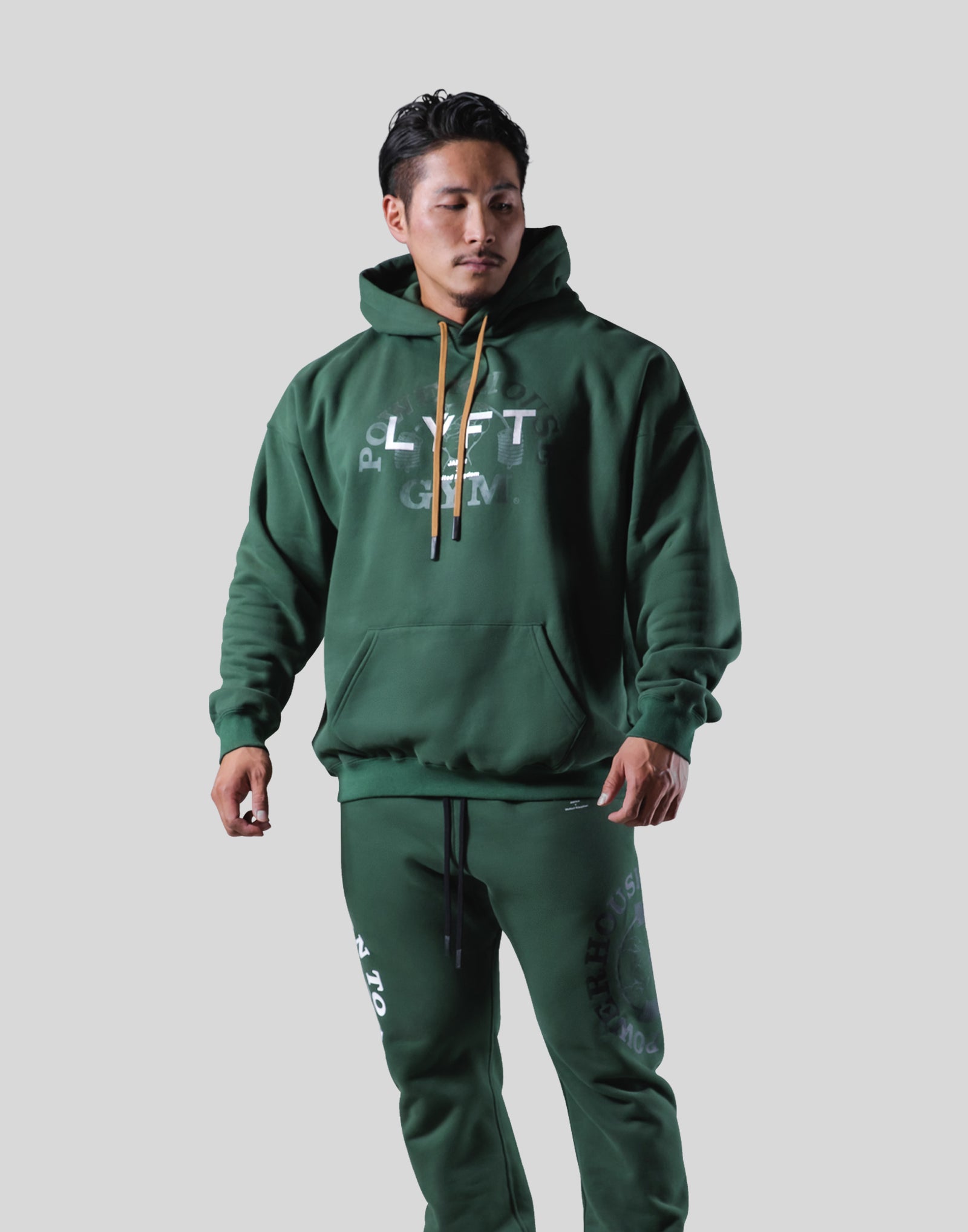 LÝFT × Power House Gym Logo Hoodie - Green