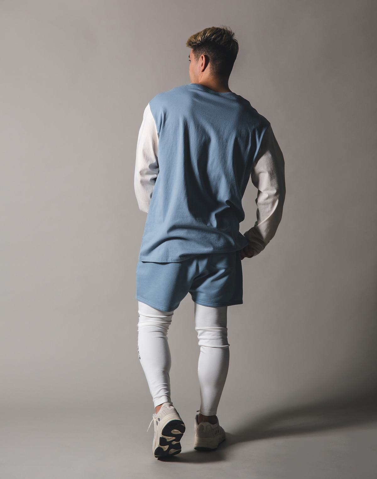 BORN TO LÝFT Long T-Shirt - L.Blue