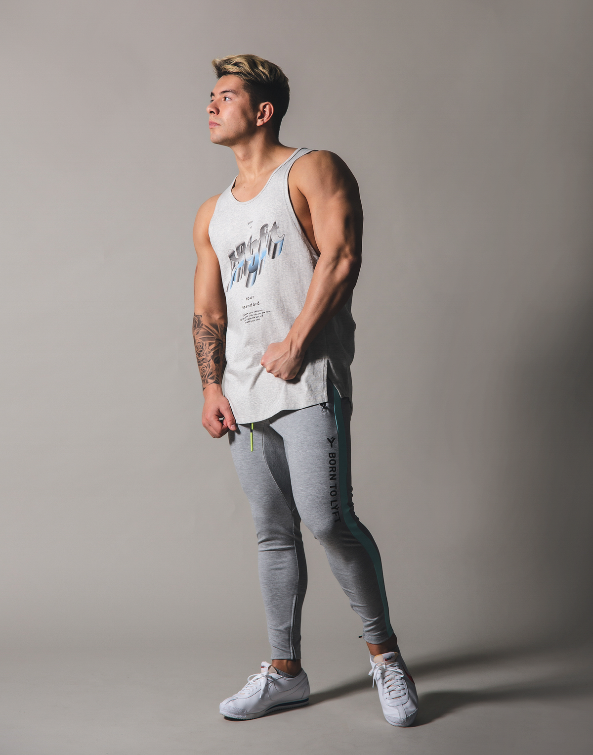 Metalic logo Tanktop - Grey