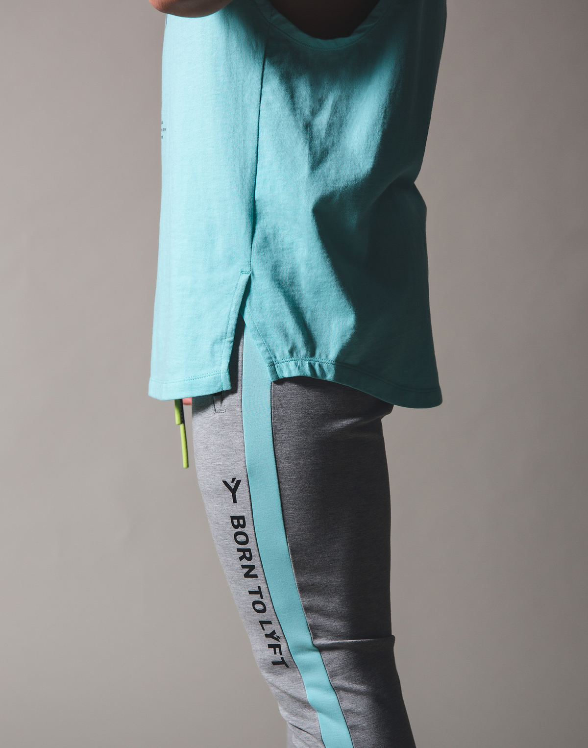 Metalic logo Tanktop - Mint Blue