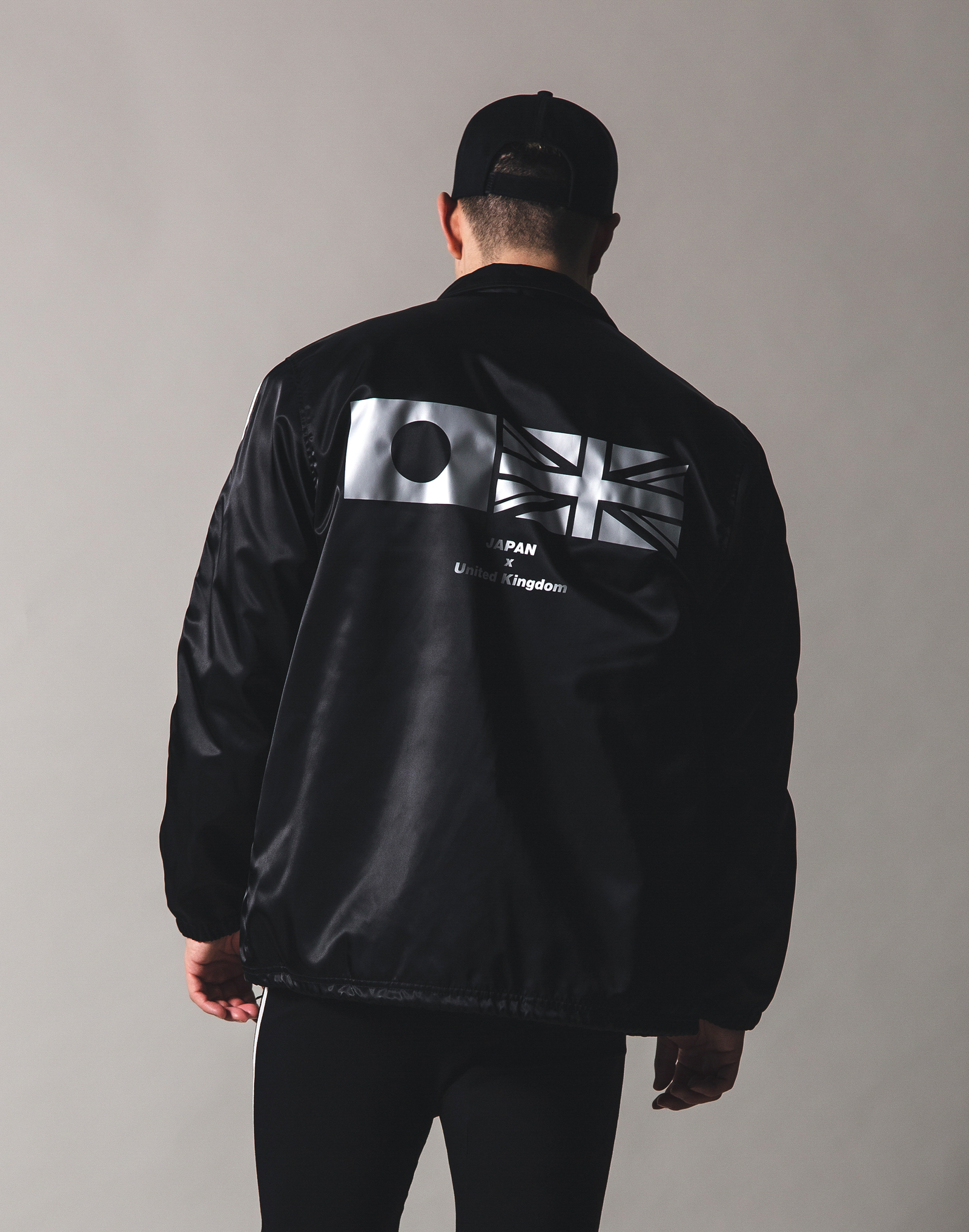 Flag Coach jacket - BLACK – LÝFT