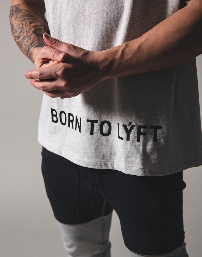 BORN TO LÝFT Big T-Shirt - Grey BORN TO LÝFT Big T-Shirt - Grey