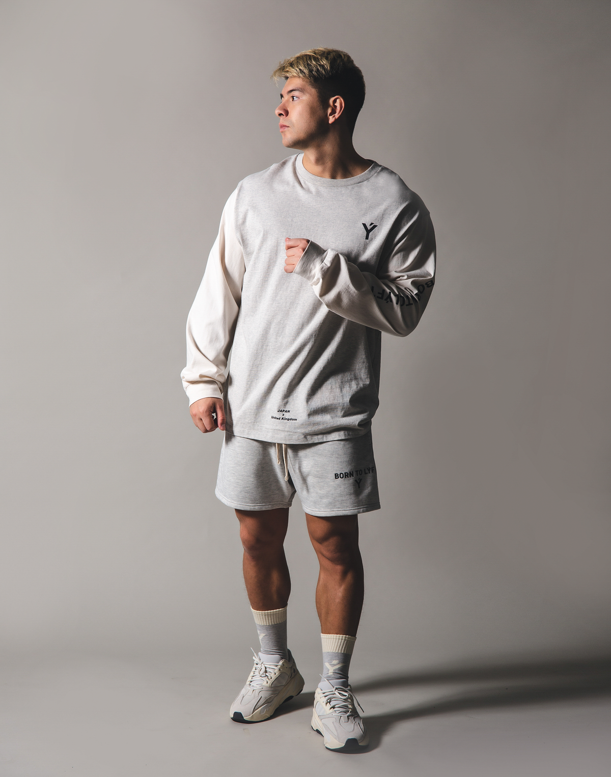 Ý Logo Socks - Grey