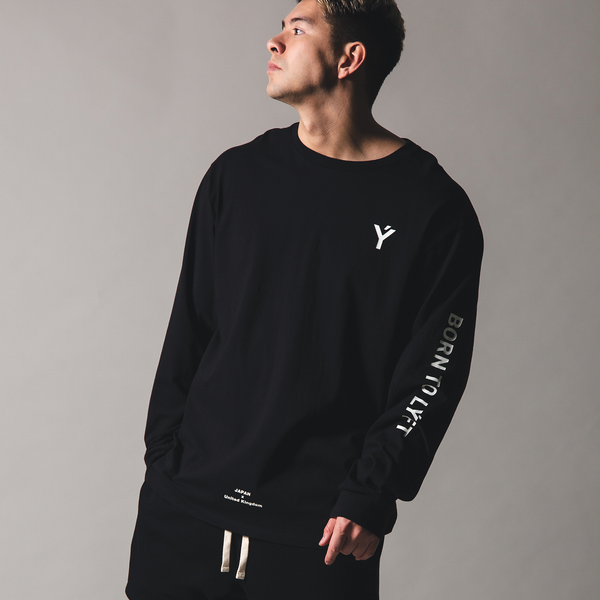 BORN TO LÝFT Big Long T-Shirt - Black
