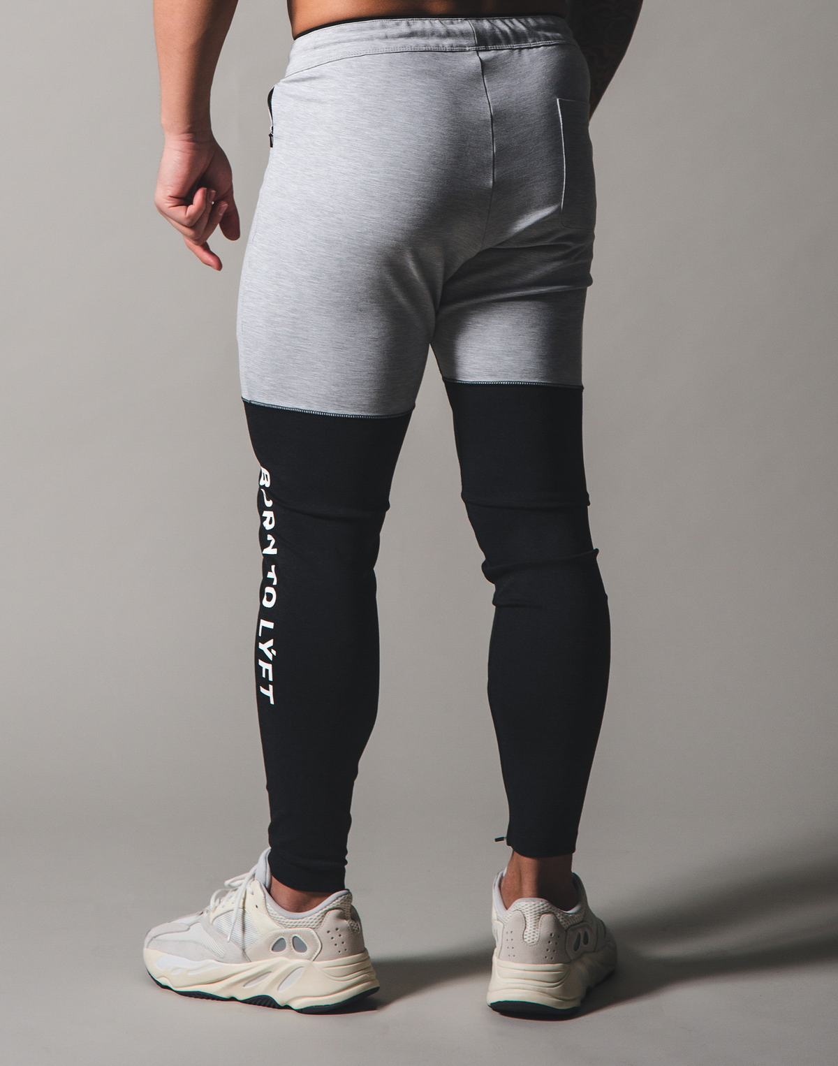 BORN TO LÝFT 2way combination Pants -  Black