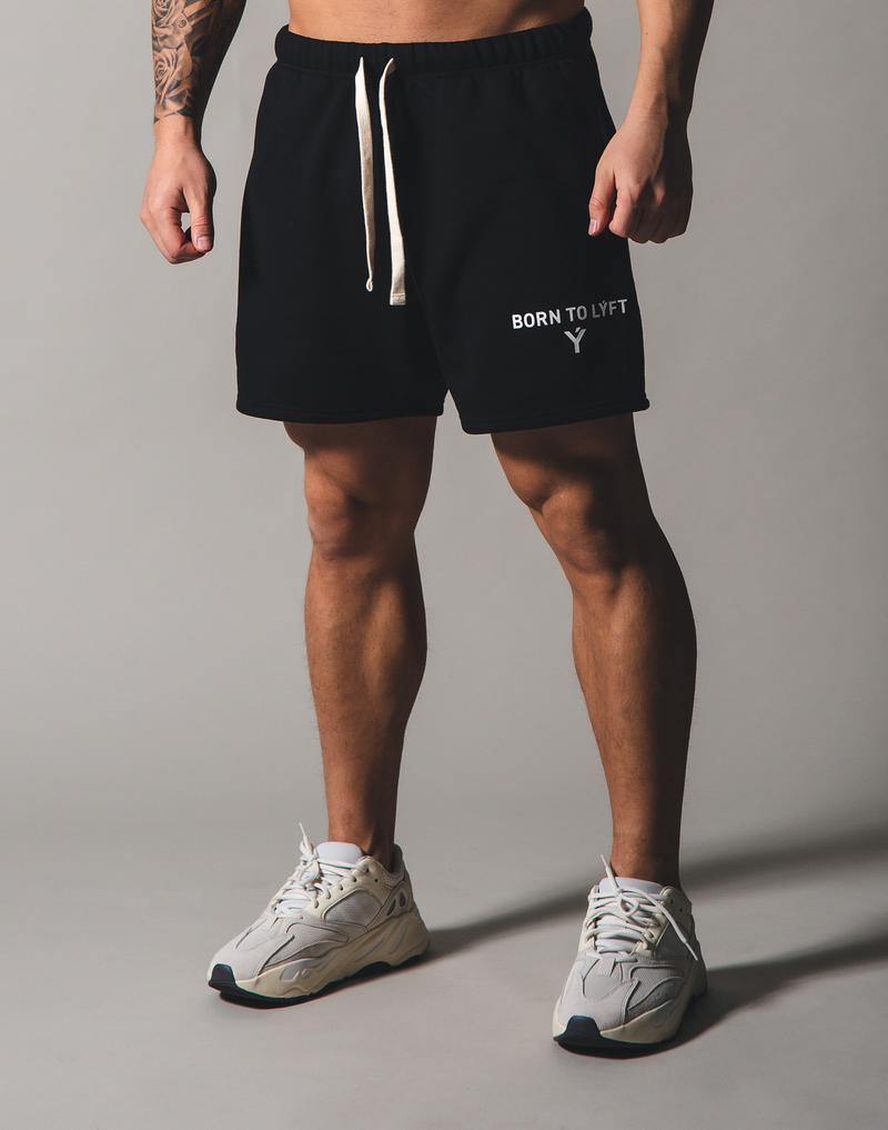 BORN TO LÝFT Sweat shorts - Black