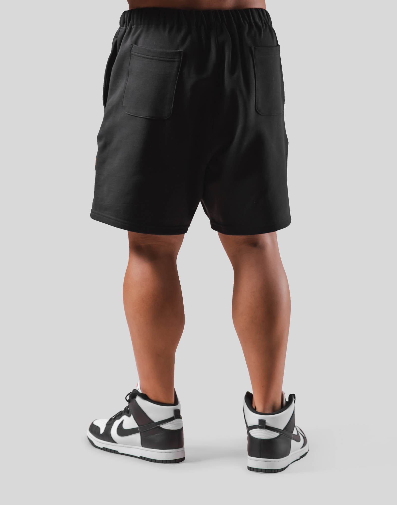 LÝFT × Power House Gym Sweat Shorts - Black LÝFT × Power House Gym Sweat Shorts - Black