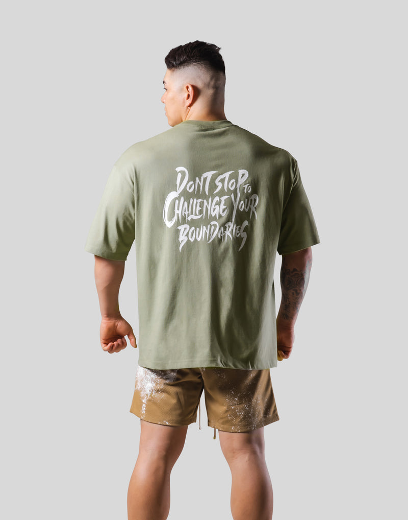 DSCY Back Print Big T-Shirt - Olive