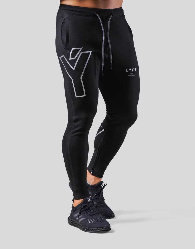 Black Lace Up Detail Oversized Sweatpants