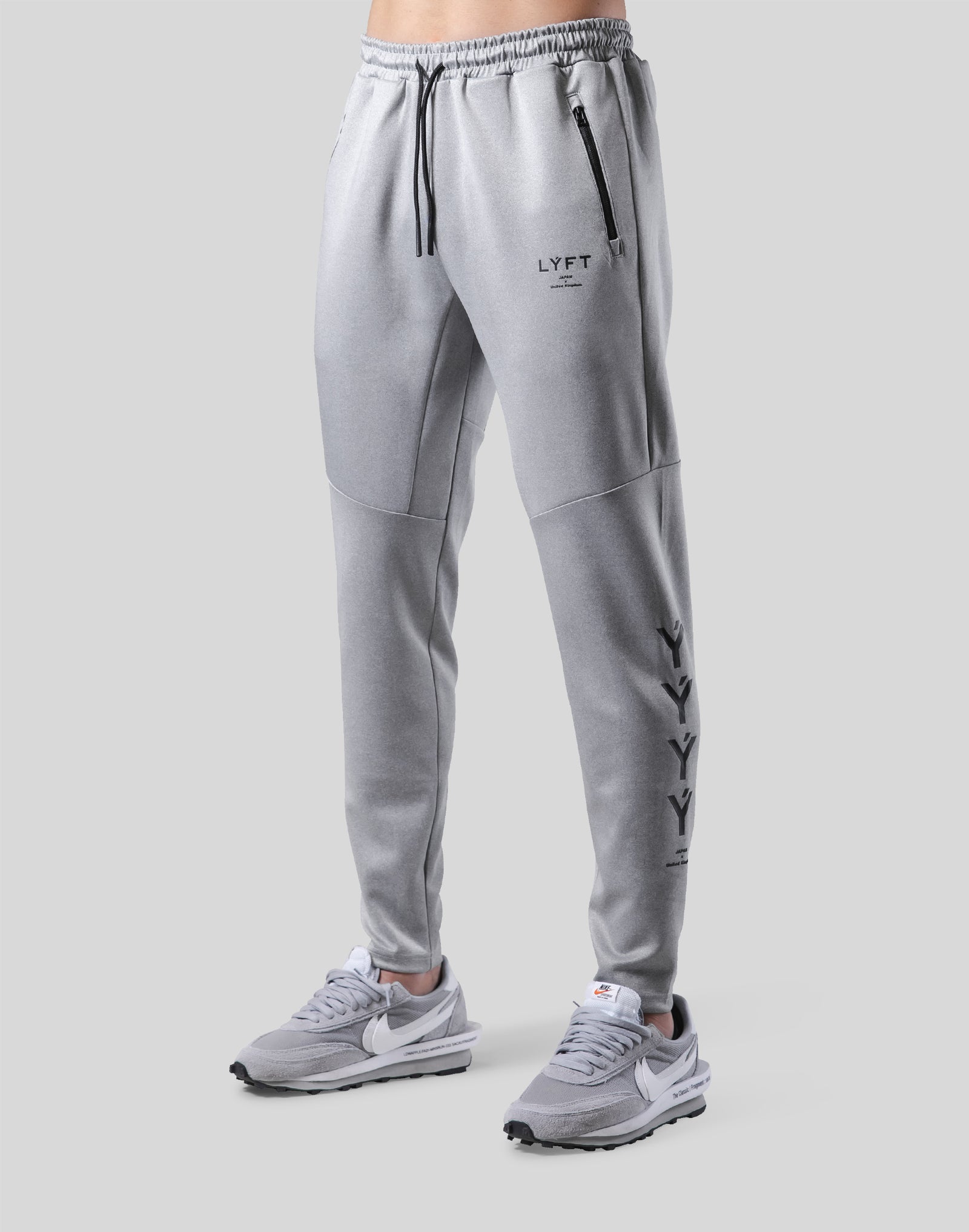 完売品　LYFT リフト Long Pants-Gray ÝÝ Slim Track Pants - Grey – LÝFT