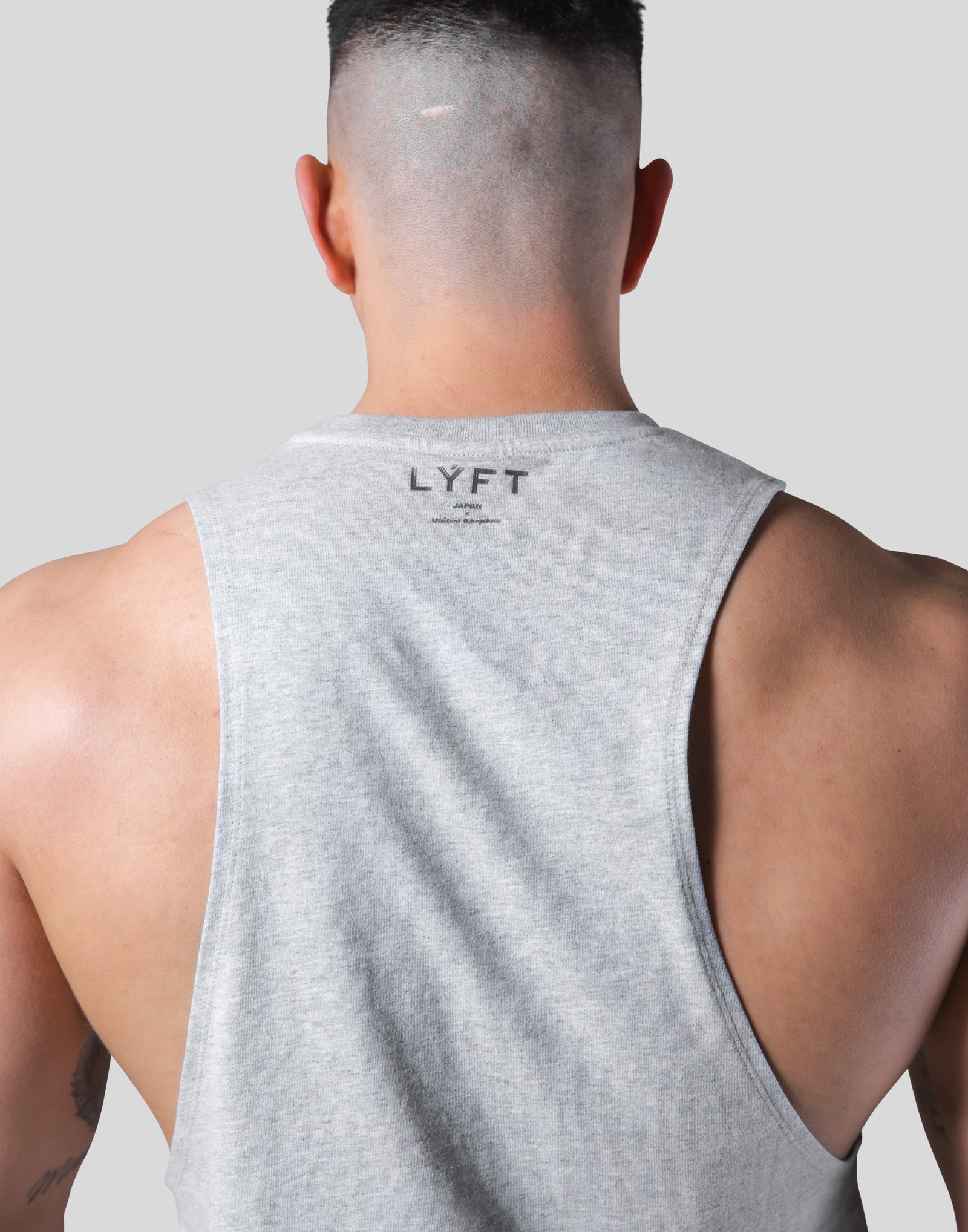 Digital Dumbbell Drop Tanktop - Grey – LÝFT