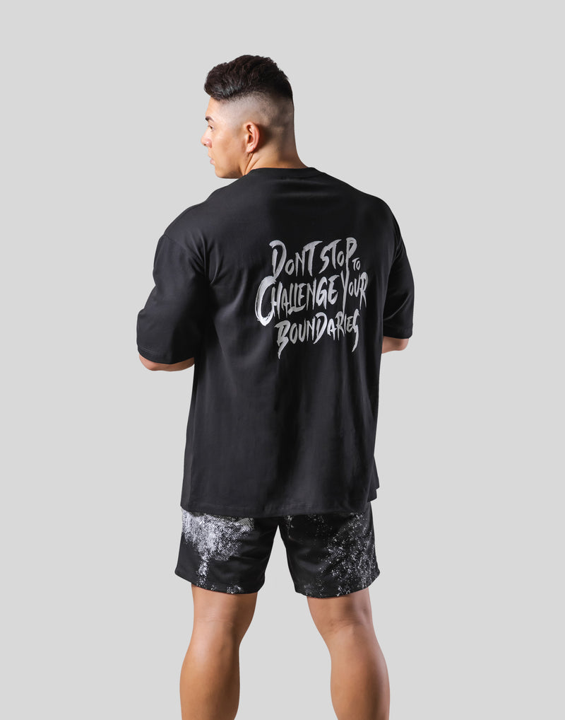 DSCY Back Print Big T-Shirt - Black