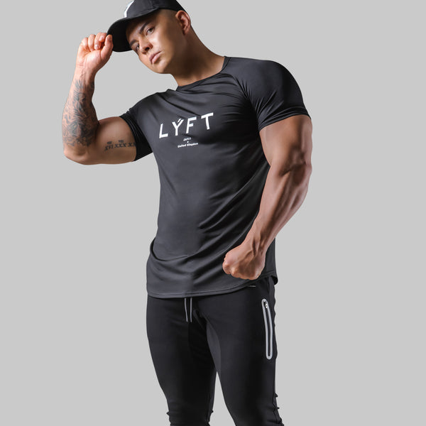 トップス LYFT COMBI MESH TRAINING T-SHIRT V4 Combi Mesh Training T-Shirt v4 - Black – LÝFT