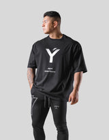 Big Y Logo Big T-Shirt - Black