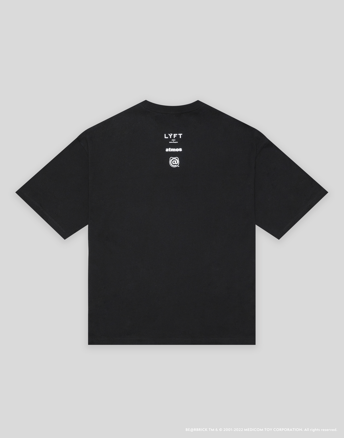 LÝFT×BE@RBRICK×atmos Big T-Shirt - Black