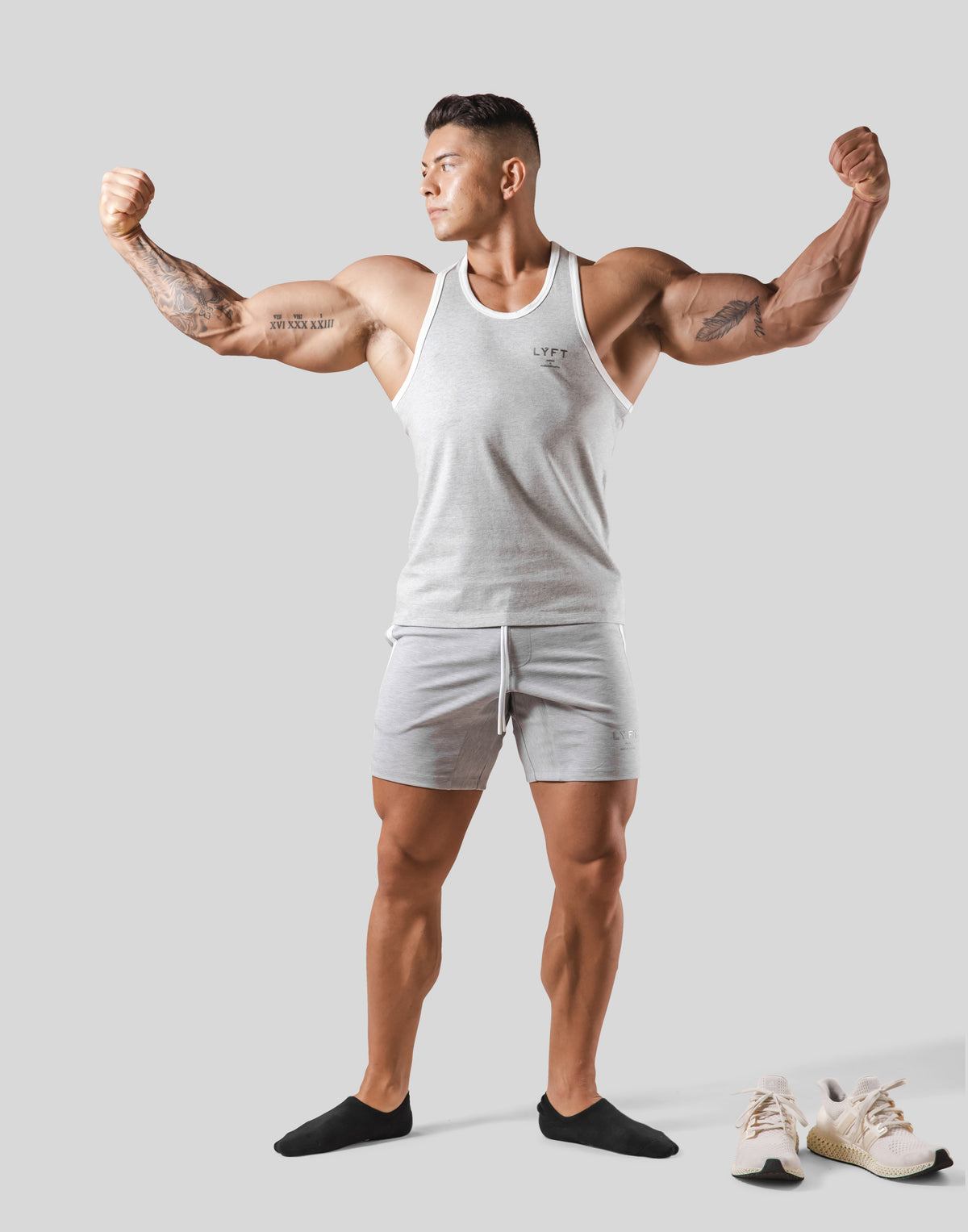 LÝFT Point Logo Standard Tanktop 2 - Grey