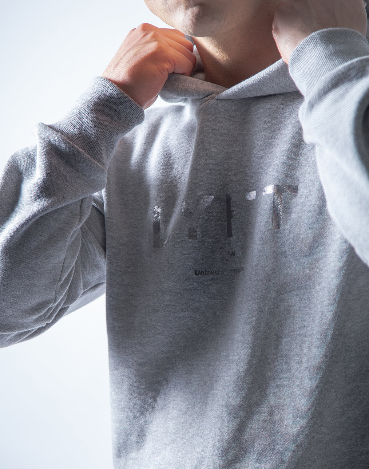 LÝFT Sweat Workout Pullover - Grey x Black