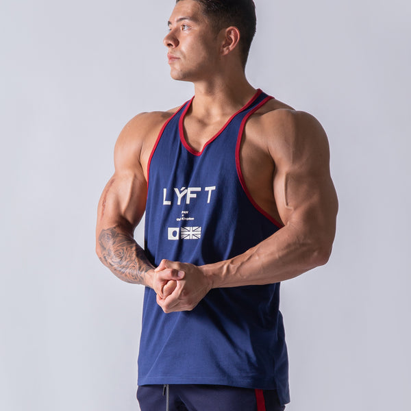 LYFT JPxUK Training Tanktop - Navy – LÝFT