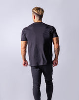 Silver foil LÝFT Standard T-Shirt - Black