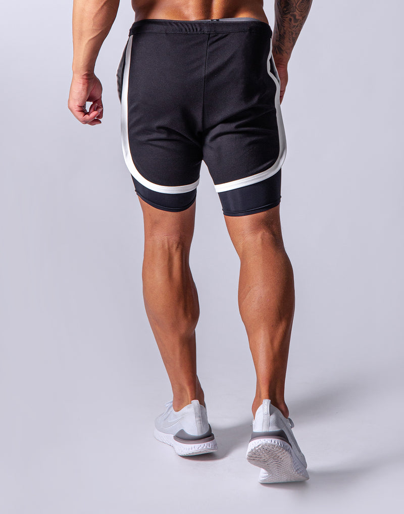 LÝFT Short Strong Shorts with leggings - Black