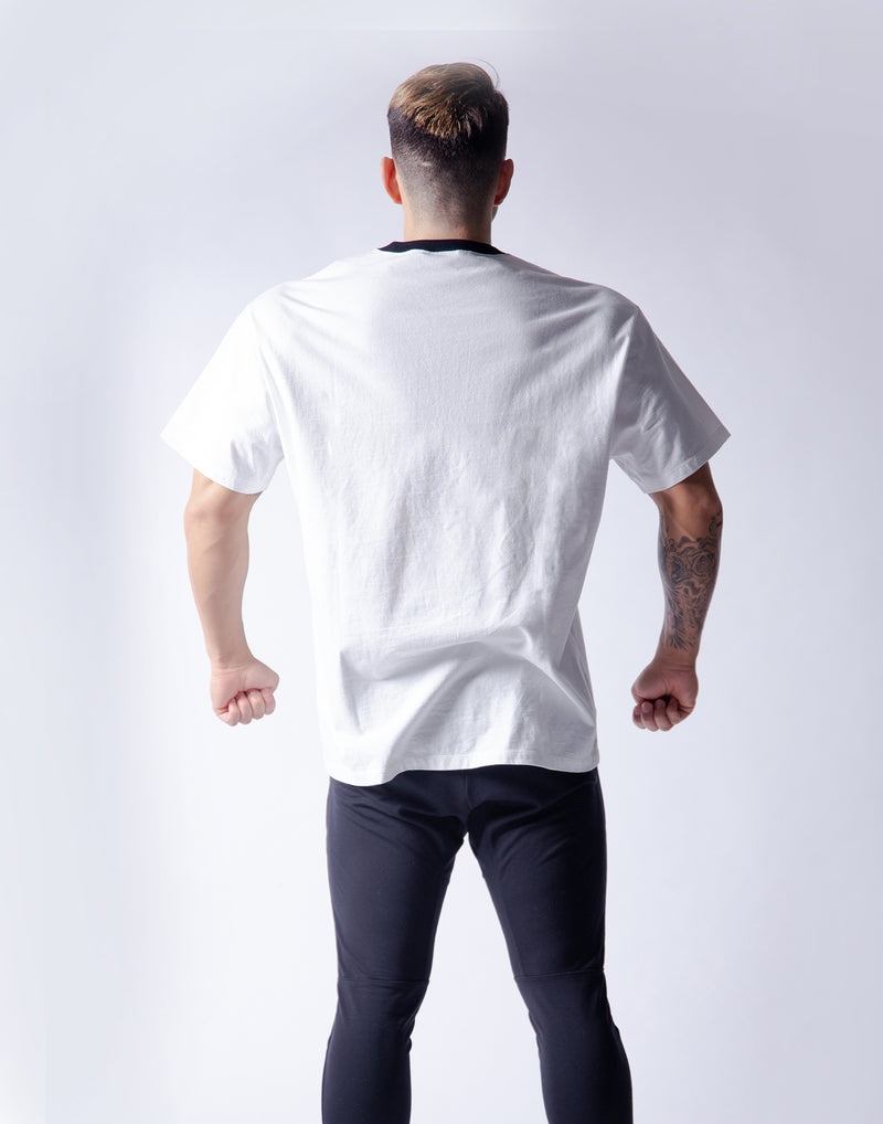 Ý Wide Big-size T-Shirt - White