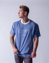 LÝFT Wide Big-size T-Shirt 2 - L.Blue