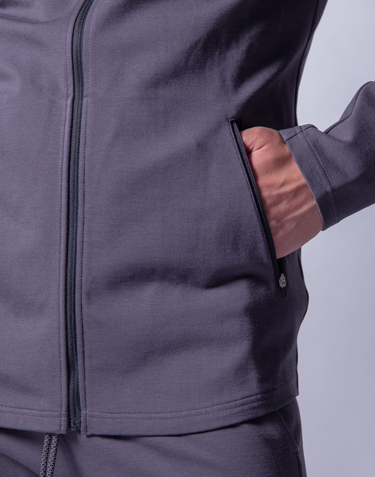 Ý 2way Workout Zip up Wear - Grey
