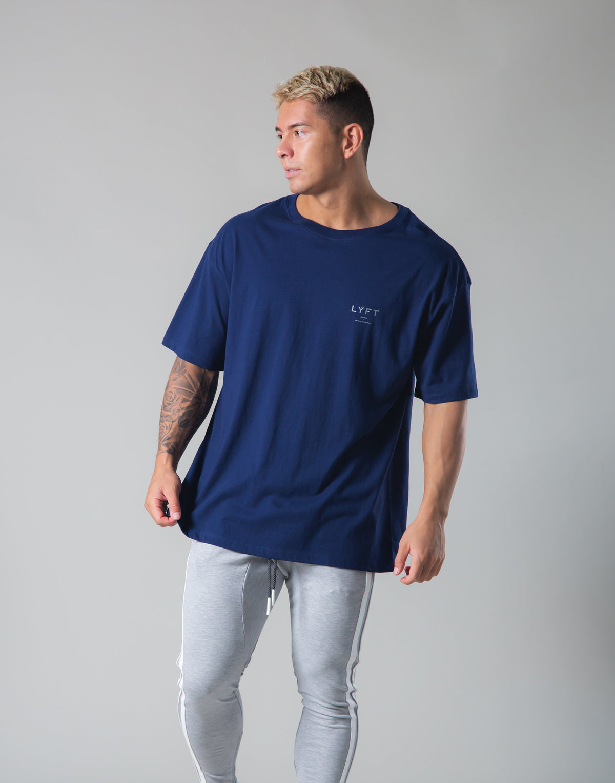 Back Big Y Logo Big T-shirts - Navy