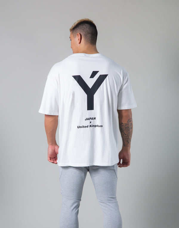<transcy>Back Big Y Logo Big T-shirts --White</transcy>