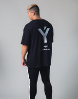 Back Big Y Logo Big T-shirts - Black