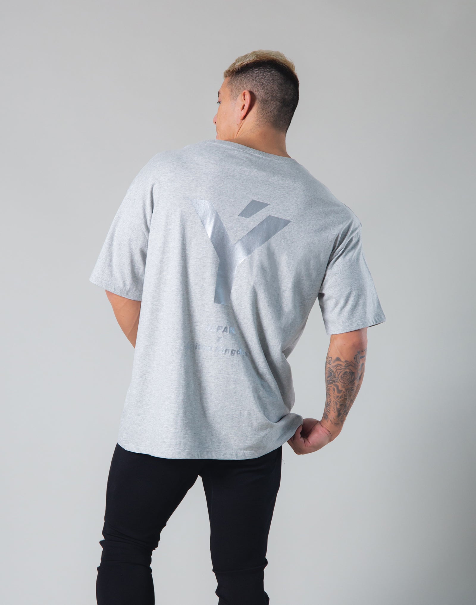 Back Big Y Logo Big T-shirts - Grey – LÝFT