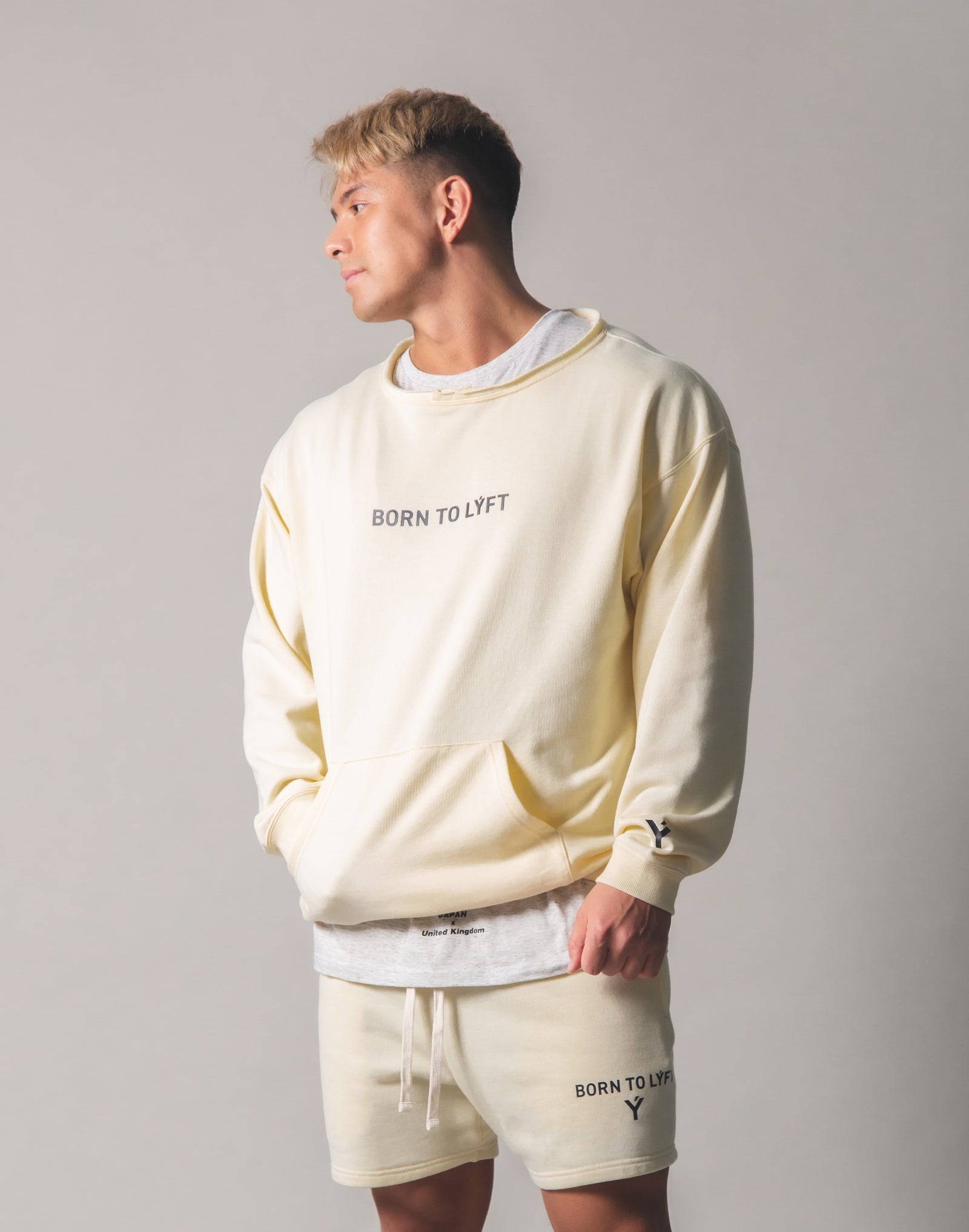 Cut off Sweat Pullover - Champagne – LÝFT
