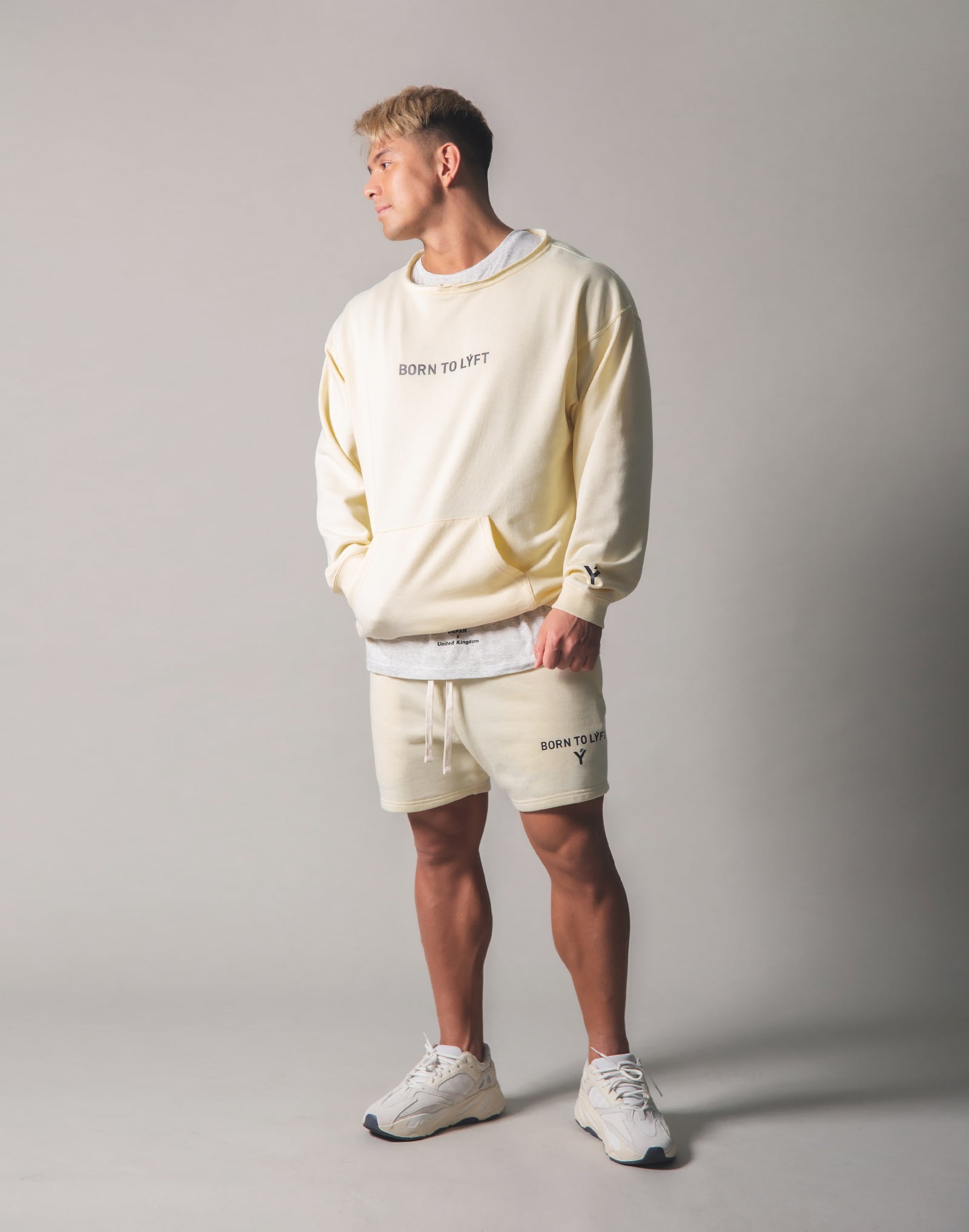 Cut off Sweat Pullover - Champagne – LÝFT