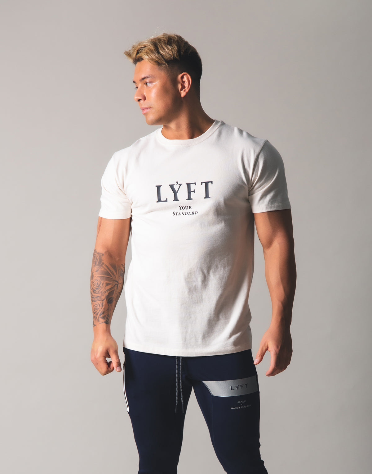 LYFT Logo Standard T-Shirt - Off White