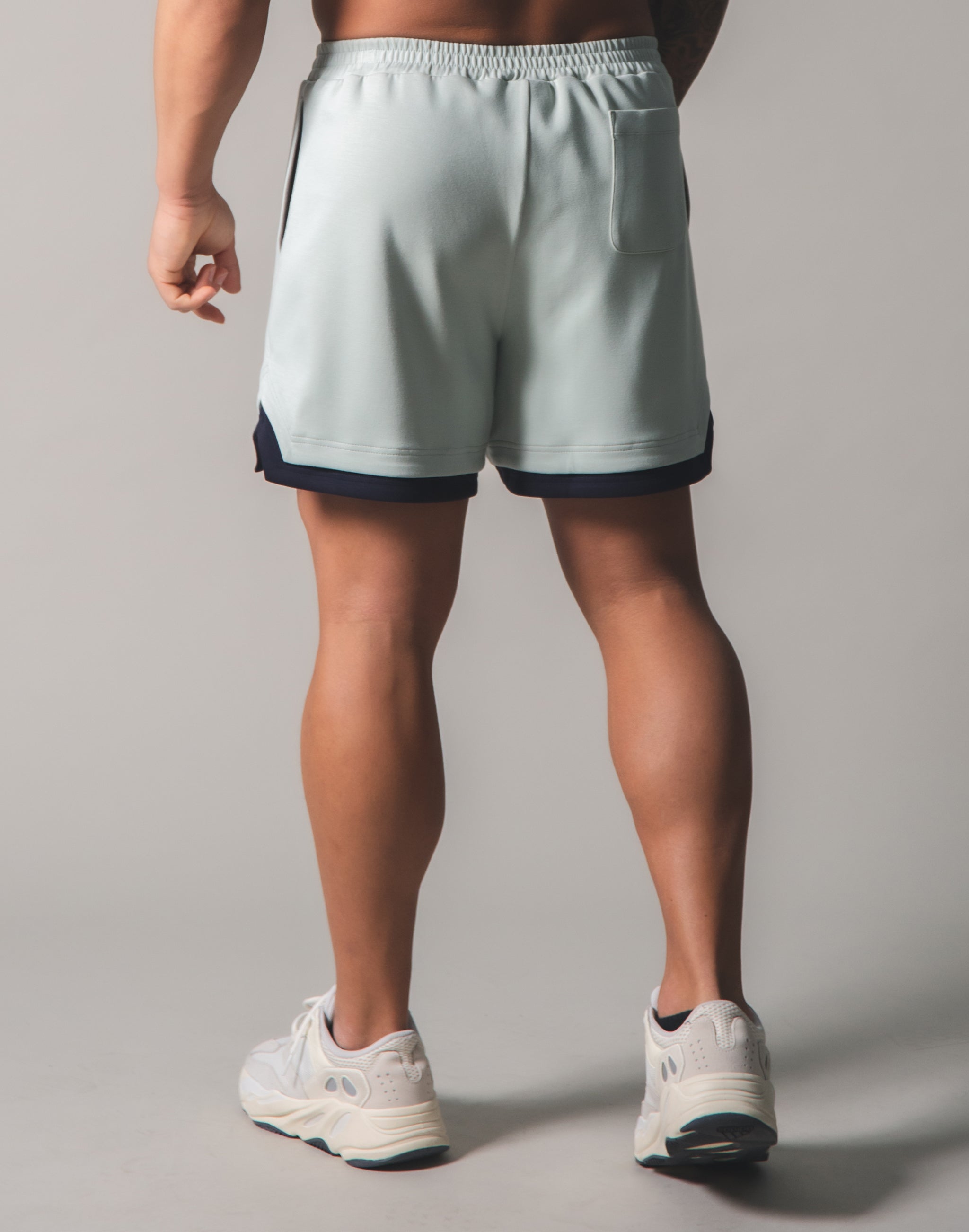 2Way Stretch Layered Wide Shorts - Mint – LÝFT