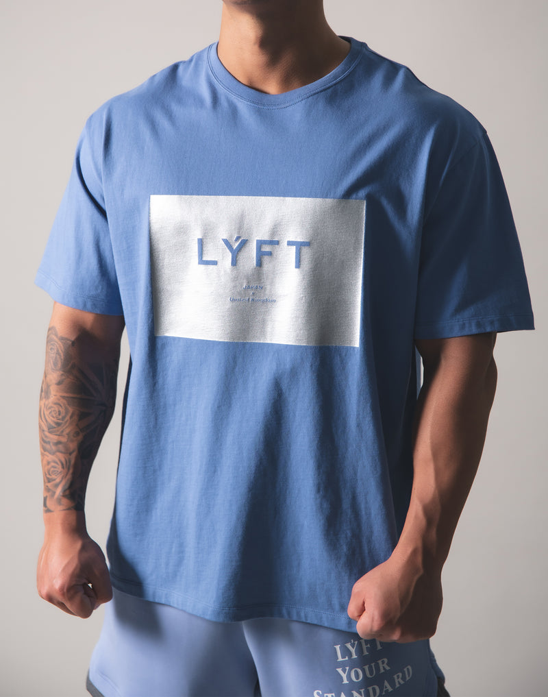 LYFT Box Logo Big T-Shirt - L.Blue