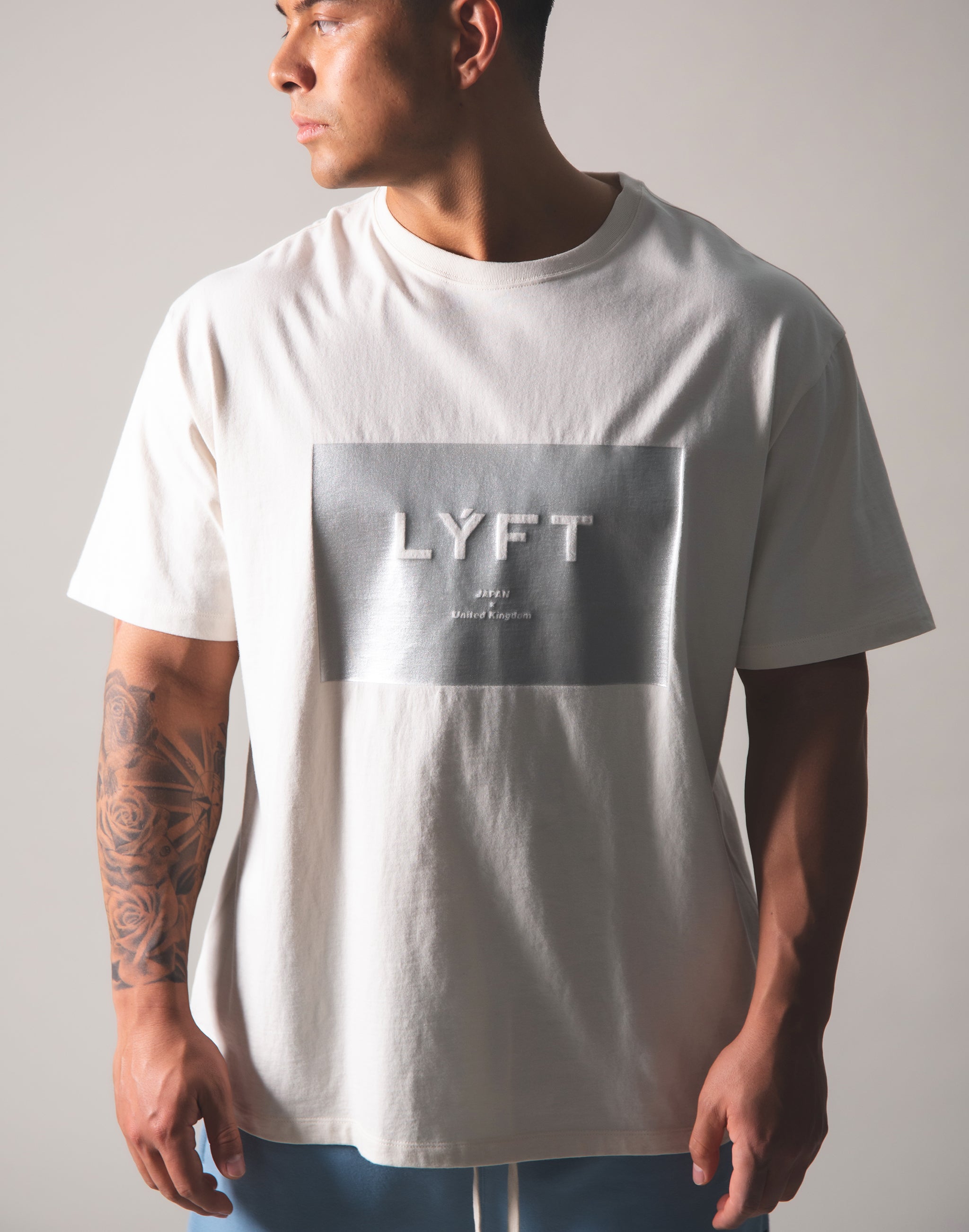 完売品 LYFT リフト Tシャツ カットソー ボックスロゴ サーマル LYFT Box Logo T-Shirt - Off White – LÝFT