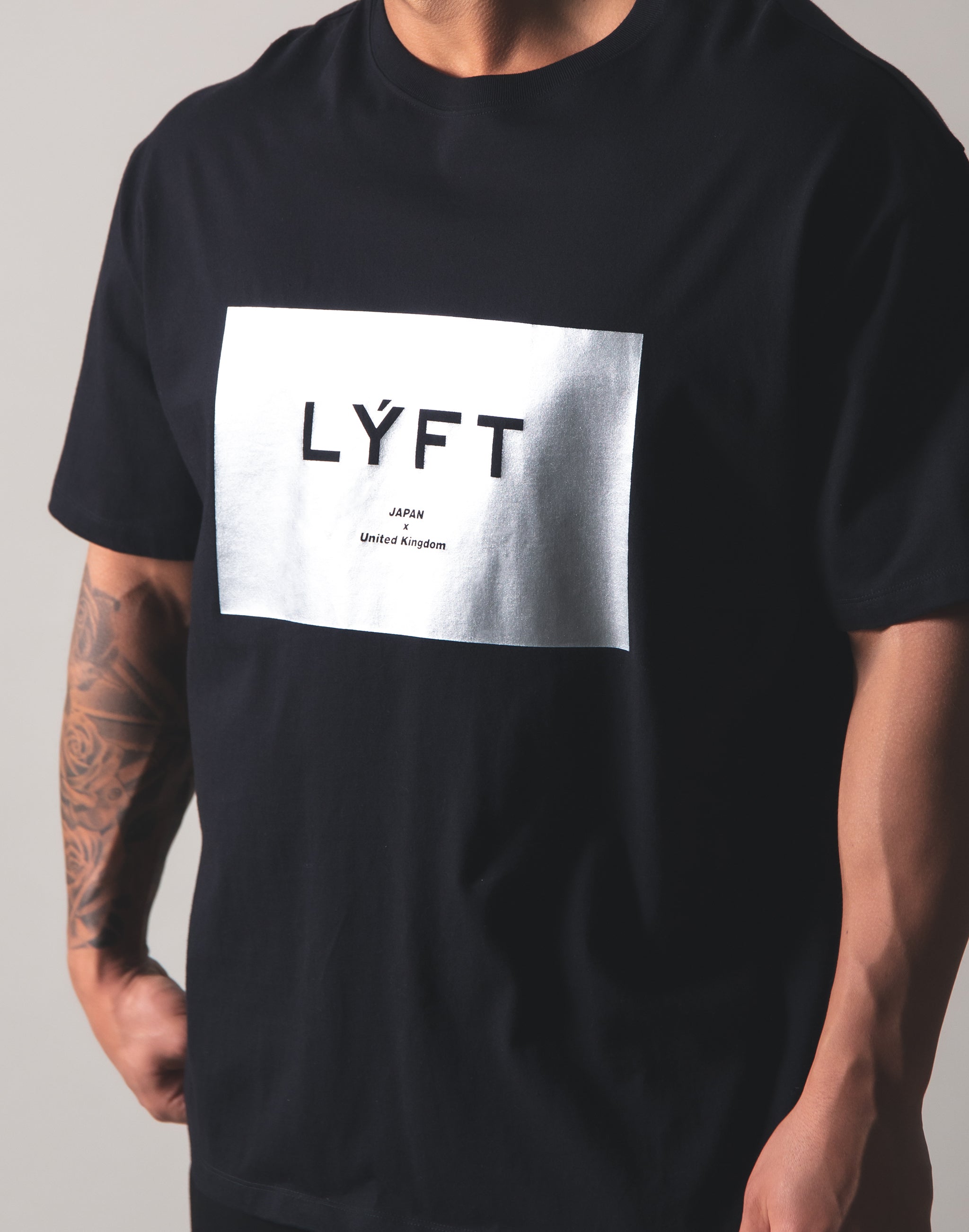 LYFT Box Logo Big T-Shirt - Black – LÝFT