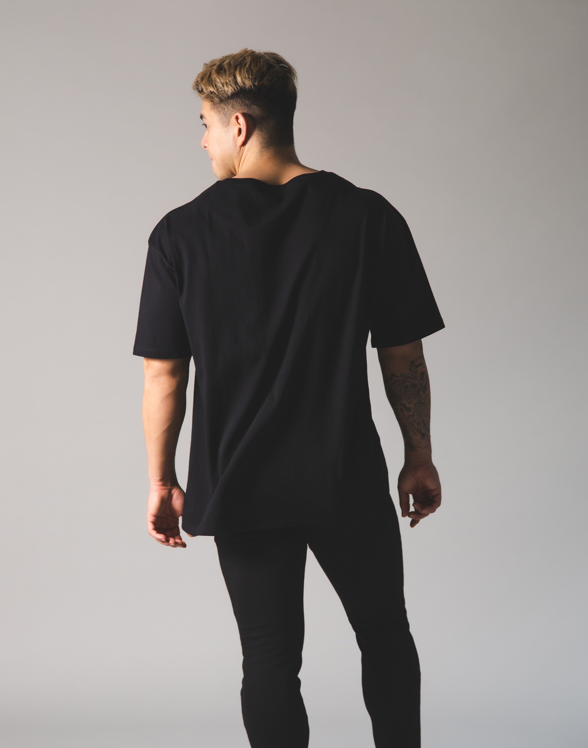 LÝFT Old Logo Big T-shirt - Black