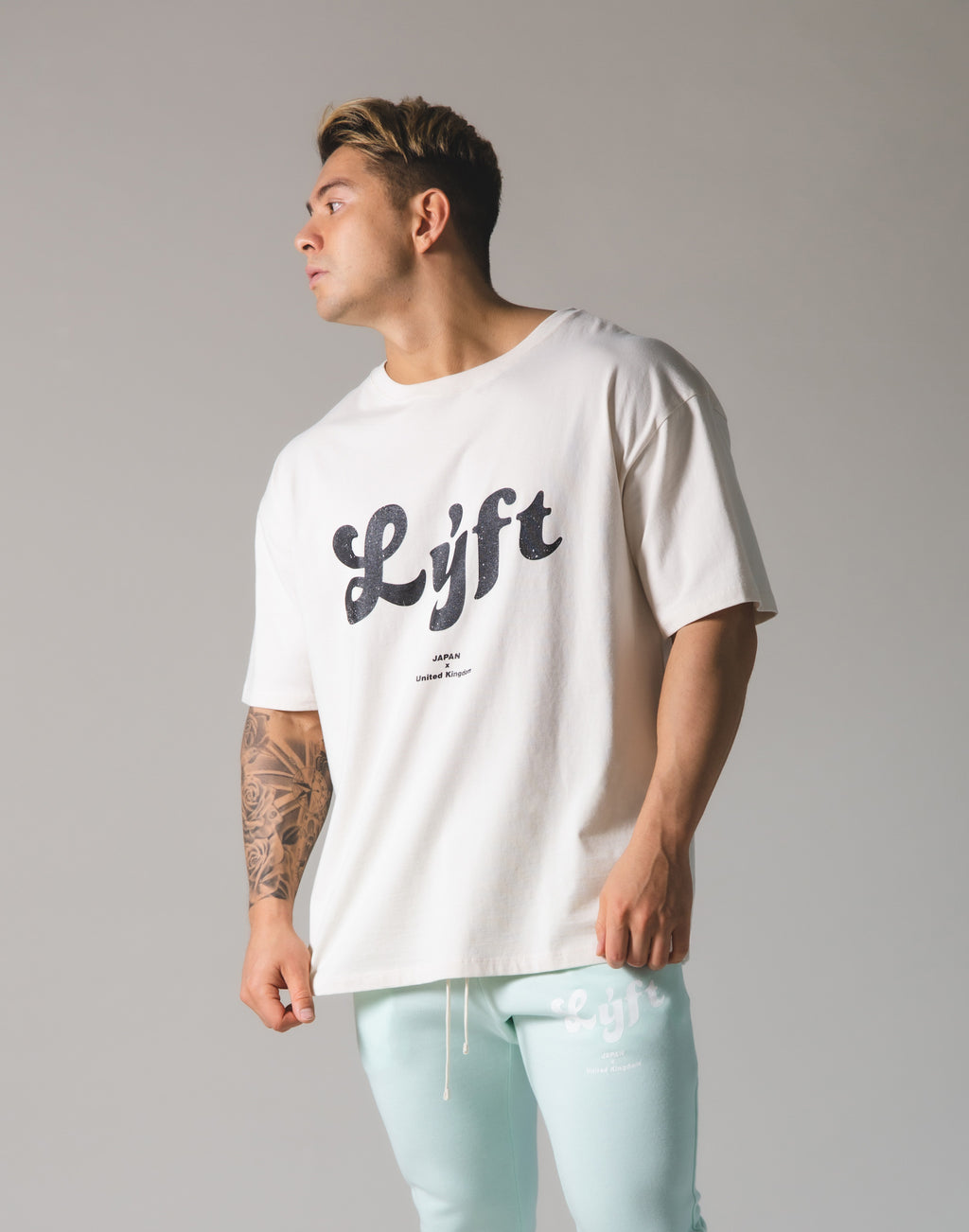 LÝFT Old Logo Big T-shirt - Off White