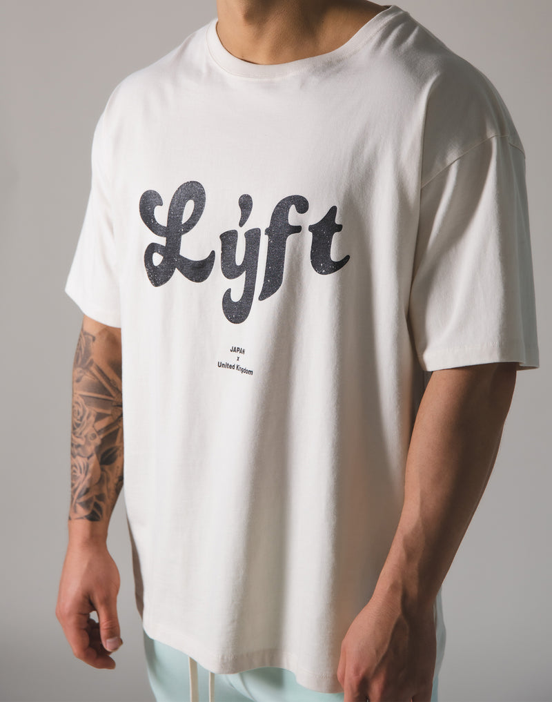 LÝFT Old Logo Big T-shirt - Off White