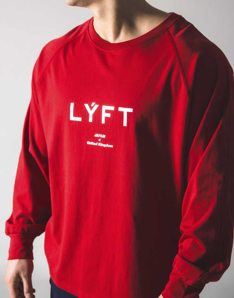 LYFT Logo Long T-shirt - Red – LÝFT