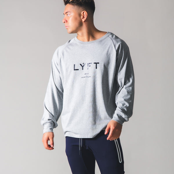 LYFT Logo Long T-shirt - Grey – LÝFT