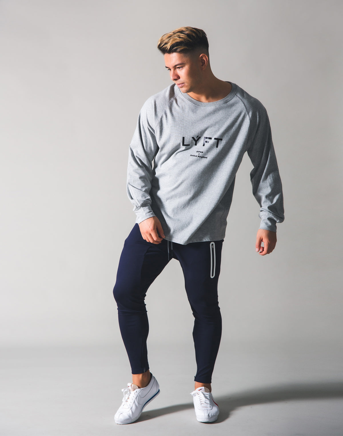 LYFT  Logo Long T-shirt - Grey