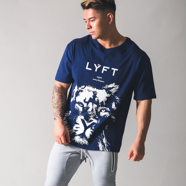 LYFT Lion Big T-shirt - Navy – LÝFT