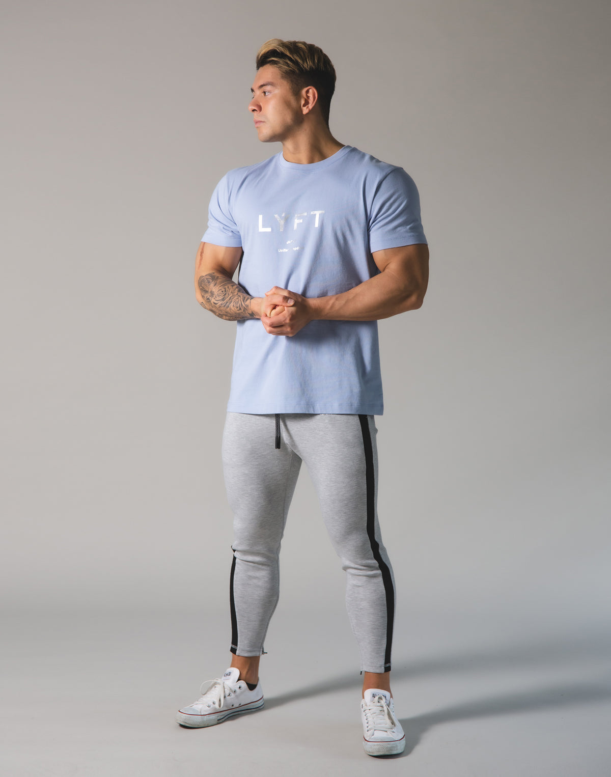 LÝFT Logo Standard T-Shirt - L.Blue
